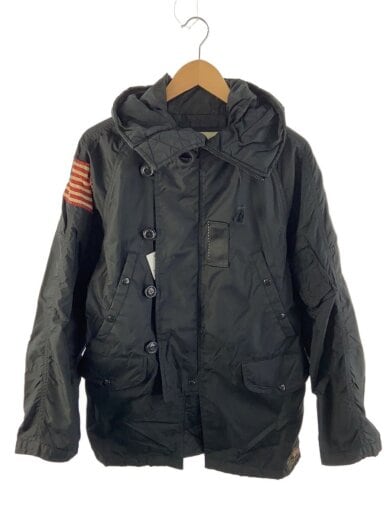 商品画像：N-3B/ジャケット/XS/ナイロン/BLK/首周り汚れ有 1