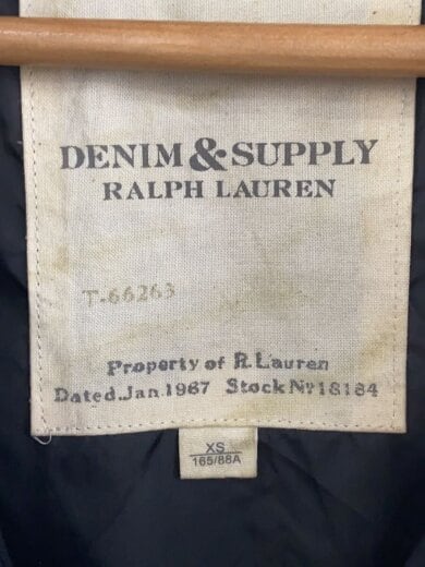 商品画像：N-3B/ジャケット/XS/ナイロン/BLK/首周り汚れ有 3