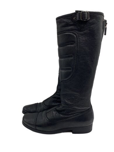 商品画像：Boots Biker/ロングブーツ/34.5/BLK/レザー/5W2478 1