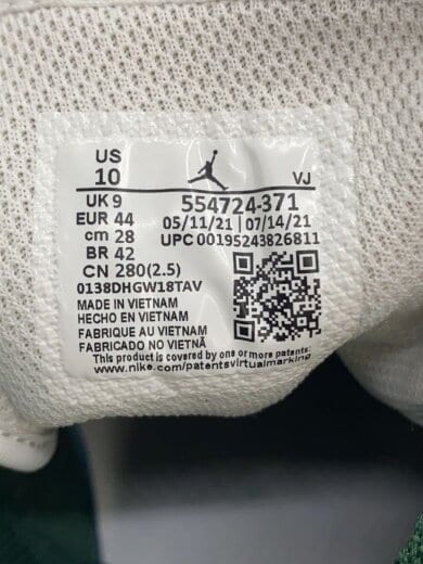 商品画像：AIR JORDAN 1 MID_エアジョーダン 1 ミッド/28cm/GRN/レザー 5