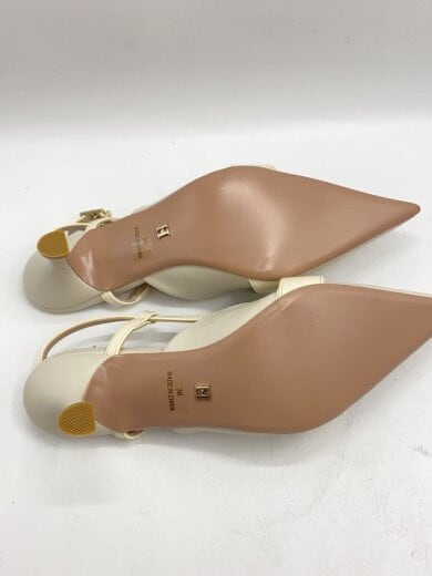 商品画像：Buckle-Belted Slingback Pumps/36/BEG/レザー 4