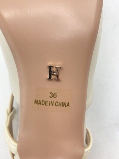 商品画像：Buckle-Belted Slingback Pumps/36/BEG/レザー 5