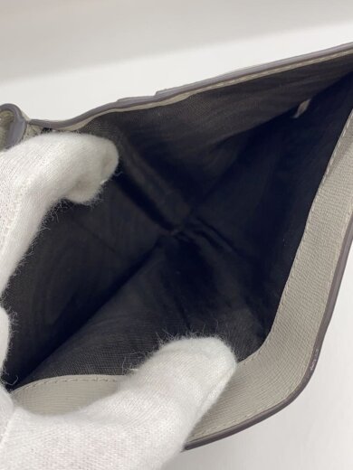 商品画像：2つ折り財布/レザー/GRY/レディース 6