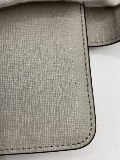 商品画像：2つ折り財布/レザー/GRY/レディース 7