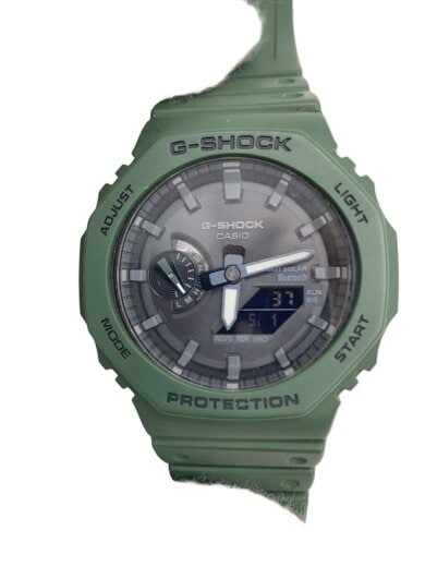 商品画像：ソーラー腕時計_G-SHOCK/デジアナ/ラバー/BLK/GRN// 1