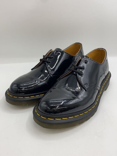 商品画像：3ホール/ドレスシューズ/UK7/BLK/10084/エナメルレザー/履き皺有// 2
