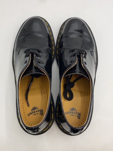 商品画像：3ホール/ドレスシューズ/UK7/BLK/10084/エナメルレザー/履き皺有// 3