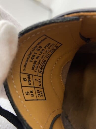 商品画像：シューズ/UK5/BLK/1461 59 7