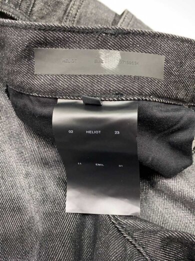 商品画像：BASALT DENIM LASER BLACK/ストレートパンツ/M/コットン/BLK 4