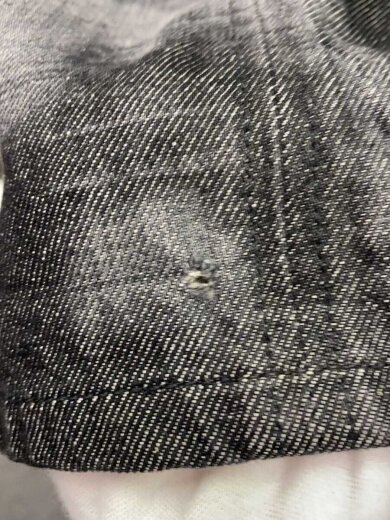 商品画像：BASALT DENIM LASER BLACK/ストレートパンツ/M/コットン/BLK 7