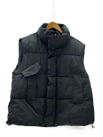 商品画像：ダウンベスト/FREE/ポリエステル/BLK/無地/210098045 1