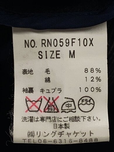 商品画像：テーラードジャケット/M/ウール/NVY/RN059F10X 4
