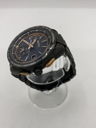商品画像：ソーラー腕時計/アナログ/チタン/BLK/BLK/8B63-0AN0 3