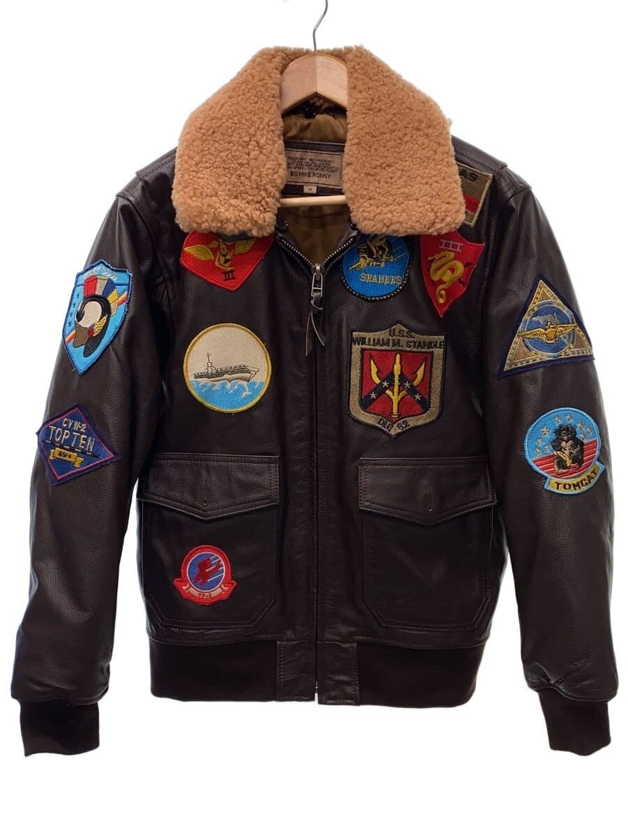 その他ブランド / Bo Mike Ronny/レザージャケット・ブルゾン/M/レザー/BRW/無地