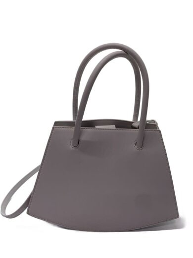 商品画像：トートバッグ/レザー/WHT/無地 3