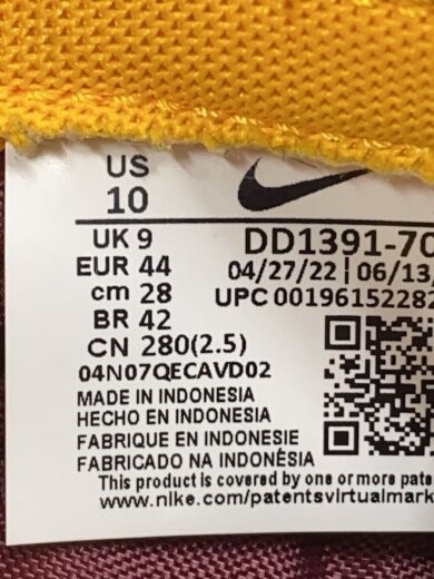 商品画像：DUNK LOW RETRO_ダンク ロー レトロ/28cm/YLW 5