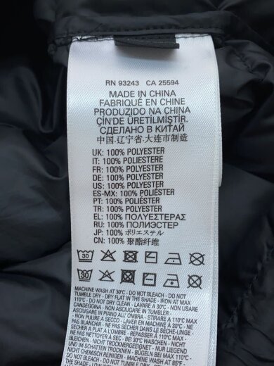 商品画像：ダウンジャケット/XS/ポリエステル/BLK/A00699-W-DWAIN-0GBAD 5