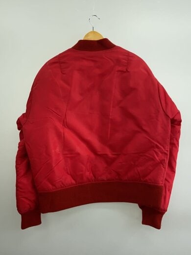 商品画像：フライトジャケット/42/ナイロン/RED/無地/MA-1/ミリタリーベース/アメカジ 2