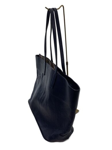 商品画像：トートバッグ/レザー/NVY/無地 2