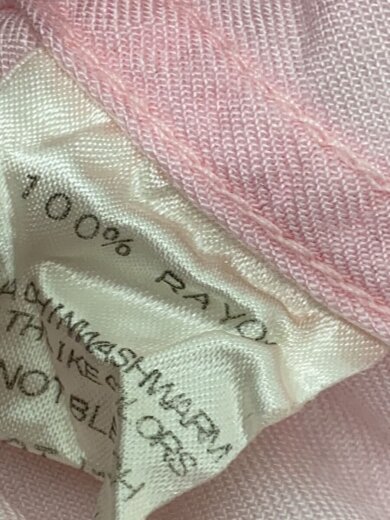 商品画像：半袖シャツ/M/レーヨン/PNK/無地/オープンカラー/ボウリングシャツ/クロヒョウ/刺繍 5