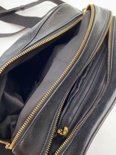 商品画像：ショルダーバッグ/レザー/BLK/無地 6