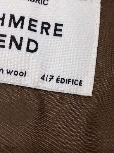 商品画像：コート/S/カシミア/BRW/チェック/GY70 3