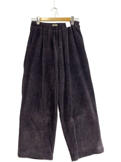 商品画像：8W CORD FRONT GATHER EASY PANTS/ボトム/1/コーデュロイ/GRY 1