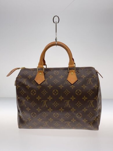 画像：LOUIS VUITTON1)スピーディ30_モノグラム・キャンバス_BRW/PVC/BRW3