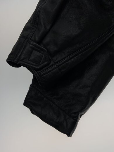 商品画像：レザージャケット・ブルゾン/M/牛革/BLK/無地 6