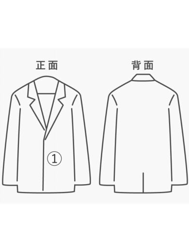 商品画像：ジップパーカー/3/コットン/BEG/JUX4801 7