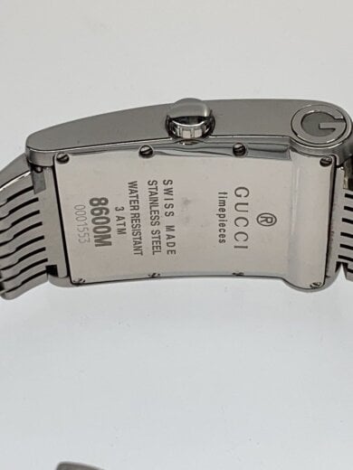 商品画像：クォーツ腕時計/アナログ/ステンレス/BLK/SLV/8600M// 3