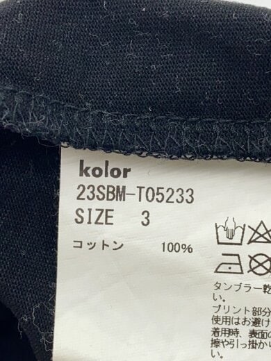 商品画像：Tシャツ/3/コットン/BLK/23SBM-T05233 4