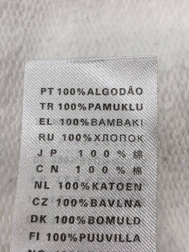 商品画像：パーカー/XS/コットン/WHT/無地/A05334 5