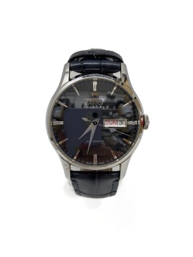 商品画像：自動巻腕時計/アナログ/レザー/BLK/BLK/T019430B 1