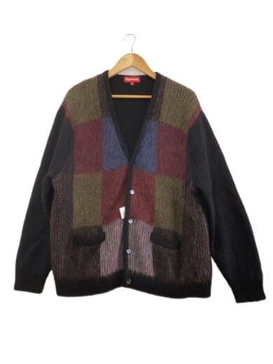 商品画像：カーディガン(厚手)/XL/モヘア/BLK 1