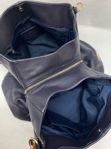 商品画像：ショルダーバッグ_オールレザー/レザー/NVY/無地 6