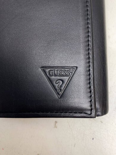 商品画像：2つ折り財布/レザー/BLK/無地/メンズ// 3