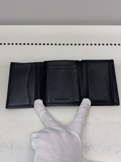商品画像：2つ折り財布/レザー/BLK/無地/メンズ// 5