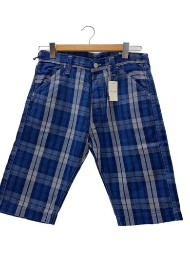 商品画像：ショートパンツ/32/コットン/BLU/チェック/7550 1