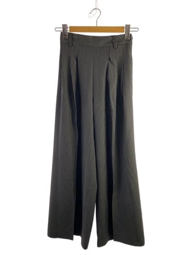 商品画像：ワイドパンツ/FREE/ポリエステル/GRY/ストライプ/2511-PT-38 1