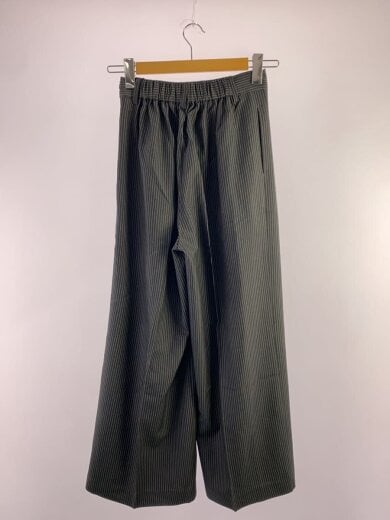 商品画像：ワイドパンツ/FREE/ポリエステル/GRY/ストライプ/2511-PT-38 2