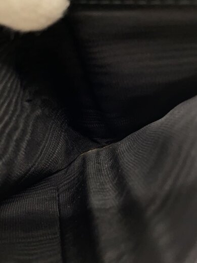 商品画像：2つ折り財布/レザー/BLK/メンズ 6