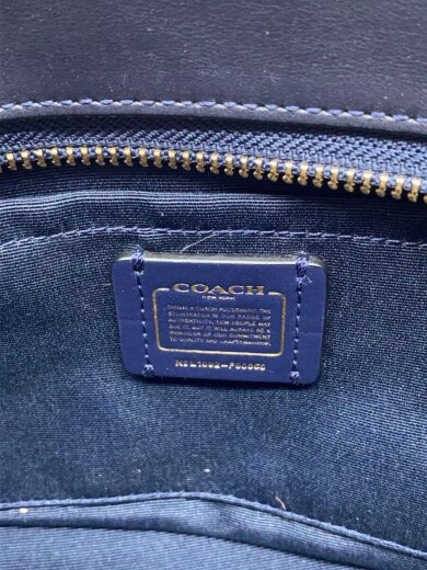 商品画像：ハンドバッグ/レザー/NVY// 5