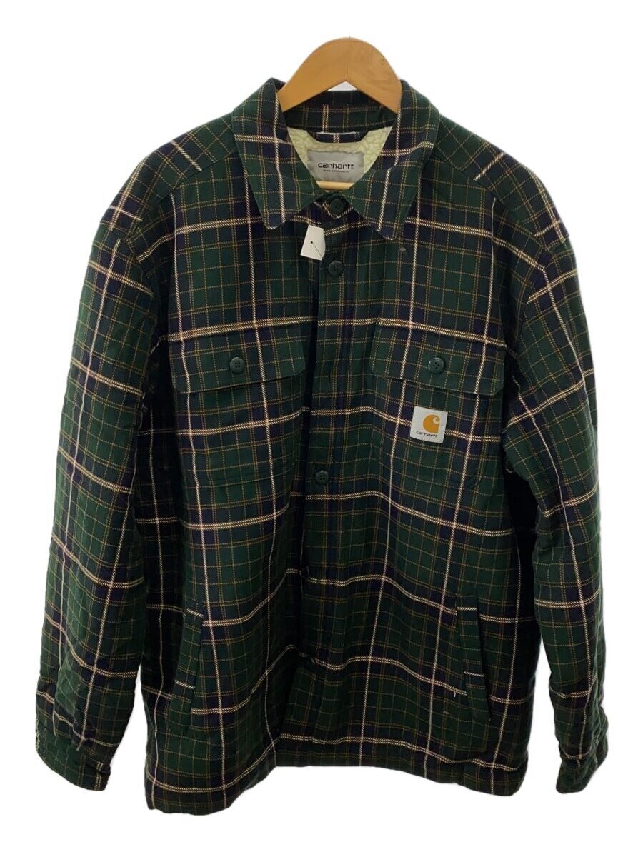 Carhartt / ジャケット/XL/コットン/GRN/チェック/ARCHER SHIRT JAC