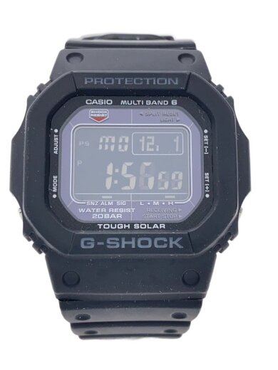 商品画像：クォーツ腕時計/デジタル/ラバー/BLK/BLK/SS/GW-M5610U 1