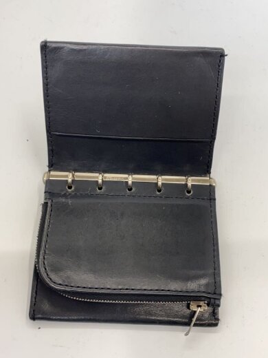 商品画像：Binder Mini Wallet 2つ折り財布/レザー/BLK 5