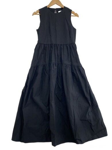 商品画像：ティアード ノースリーブワンピース/36/BLK/1526-162-3742 1