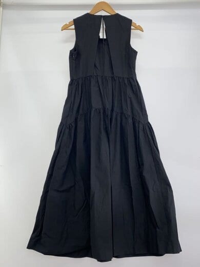 商品画像：ティアード ノースリーブワンピース/36/BLK/1526-162-3742 2