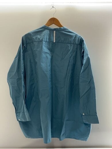 商品画像：large shirt with collar band 長袖シャツ/M/BLU 2