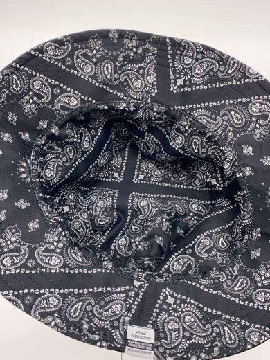 商品画像：バケットハット/FREE/BLK/総柄/メンズ 4